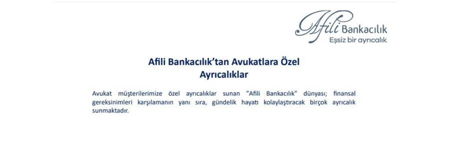 DENİZ BANK'TAN AVUKATLARA ÖZEL KAMPANYA