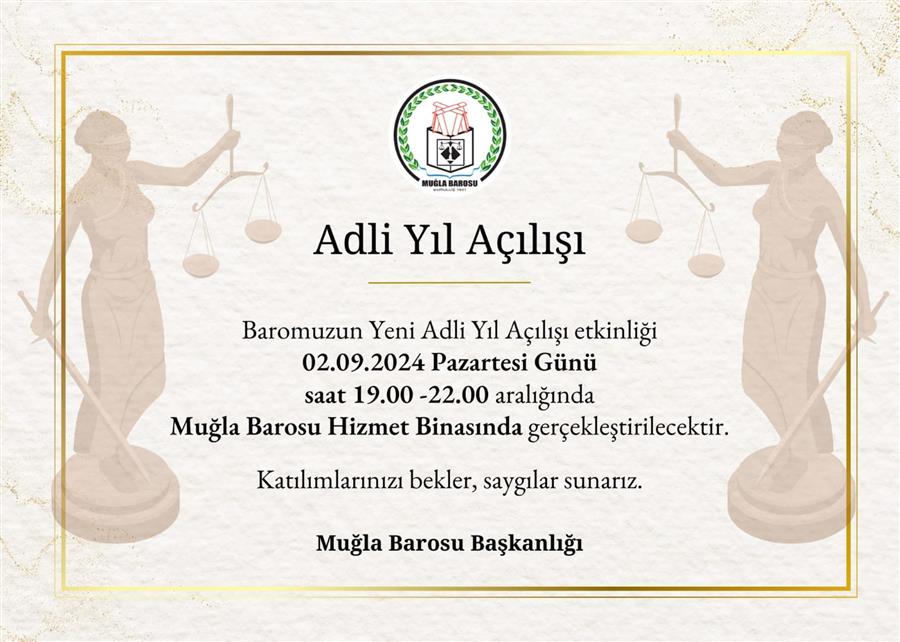 ADLİ YIL AÇILIŞI